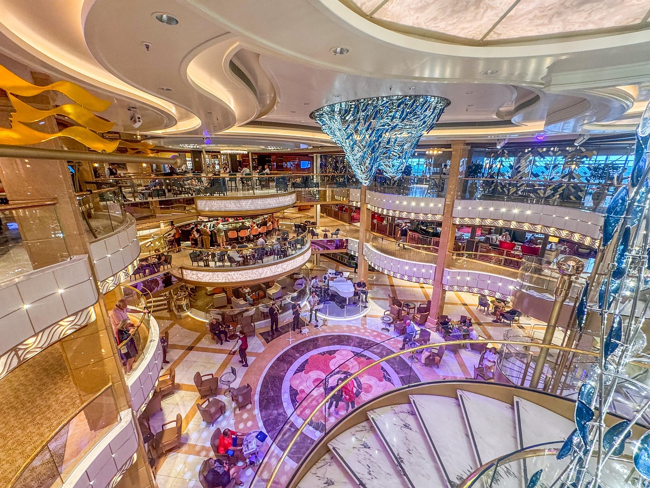 cruise ship, interior, vacations, travel, boat, tourism, maritime, cruise